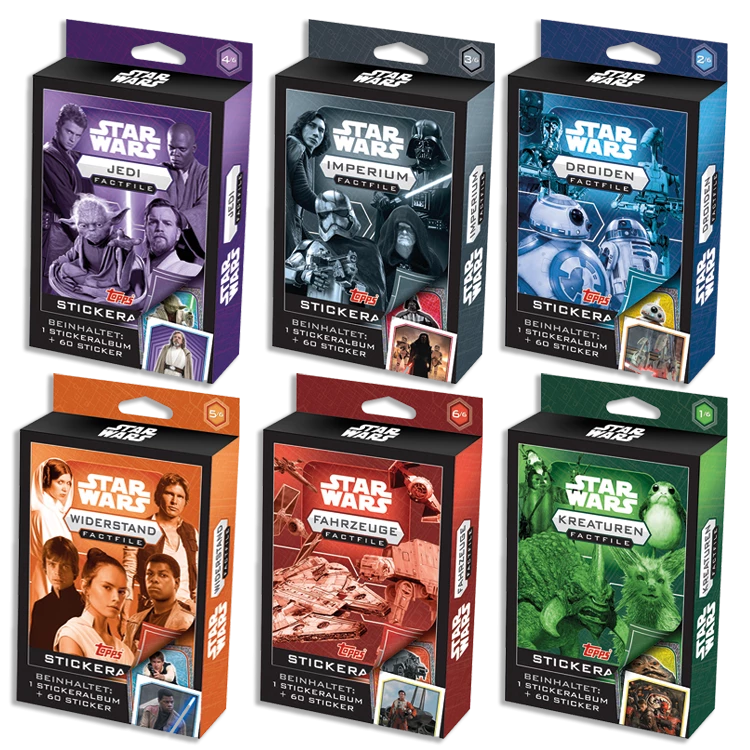 Collectors City TOPPS STAR WARS FACT FILE BOX SET 2 Collectors City TOPPS STAR WARS FACT FILE BOX SET - Image 2