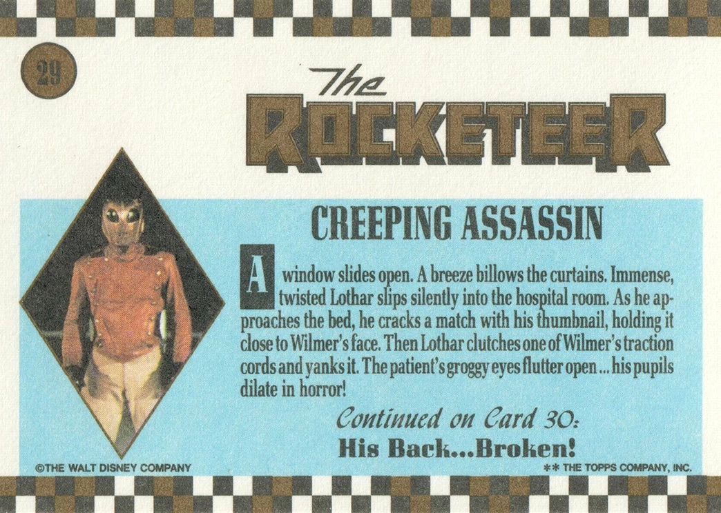 Collectors City TOPPS THE ROCKETEER WAX PACK 12 Collectors City TOPPS THE ROCKETEER WAX PACK - Image 12