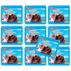 Panini Mission Tierfreunde 2017 Sticker - 10 Tüten