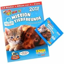 Panini Mission Tierfreunde 2017 Sticker - Sammelalbum