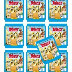Panini Asterix 60 Jahre Abenteuer Sticker - 10 Tüten