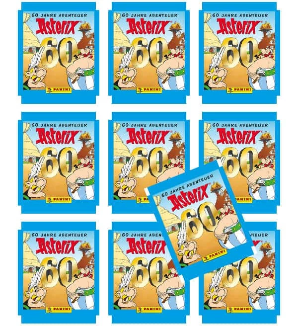 Panini Asterix 60 Jahre Abenteuer Sticker - 10 Tüten 1 Panini Asterix 60 Jahre Abenteuer Sticker - 10 Tüten