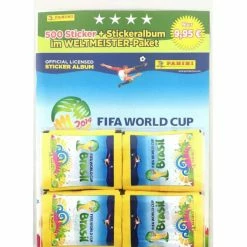 Panini Brasil 2014 Sticker Mega Pack - 100 Tüten + Album