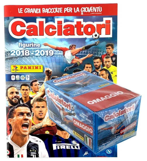 Panini Calciatori 2018 - 2019 Sticker - Album + Gratis Display Mit 100 Tüten 1 Panini Calciatori 2018 - 2019 Sticker - Album + Gratis Display Mit 100 Tüten