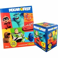 Panini Pixar Fest Sticker + Cards - Album + Display Mit 36 Tüten
