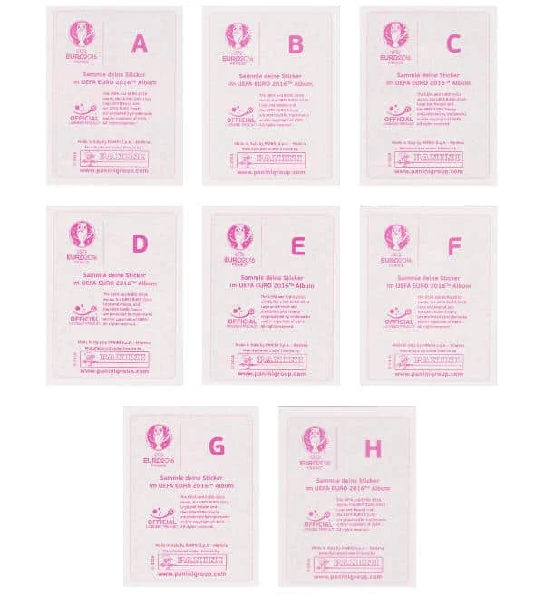Panini EM 2016 Coca Cola Sticker Österreich A Bis H 1 Panini EM 2016 Coca Cola Sticker Österreich A Bis H