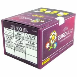 Panini Euro 2012 Lila Display Mit 100 Tüten