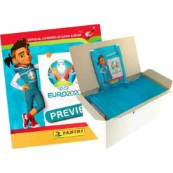 Panini EURO 2020 Preview Mega Pack - Album + Display Mit 170 Tüten