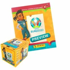 Panini EURO 2020 Preview Sticker Internationale Version - Album + 1 Display