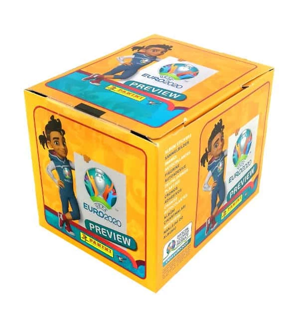 Panini EURO 2020 Preview Sticker Internationale Version - Display 1 Panini EURO 2020 Preview Sticker Internationale Version - Display