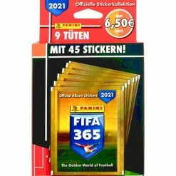 Panini FIFA 365 2021 Sticker - Blister Mit 45 Stickern