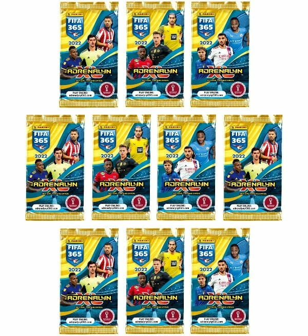 Panini FIFA 365 2022 Adrenalyn XL - 10 Booster 1 Panini FIFA 365 2022 Adrenalyn XL - 10 Booster