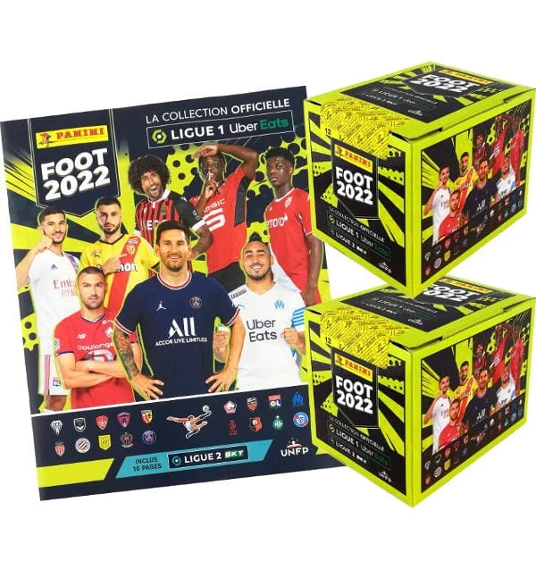 Panini Foot 2022 Ligue 1 Sticker - Album + 2 Displays (=100 Tüten) 1 Panini Foot 2022 Ligue 1 Sticker - Album + 2 Displays (=100 Tüten)