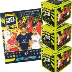 Panini Foot 2022 Ligue 1 Sticker - Album + 3 Displays (=150 Tüten)
