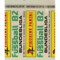 Panini Fußball 82 Tüte - Original Mit 4 Stickern