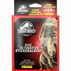 Panini Jurassic World Anthology Sticker + Cards - Blister Mit 7 Tüten + 1 LE