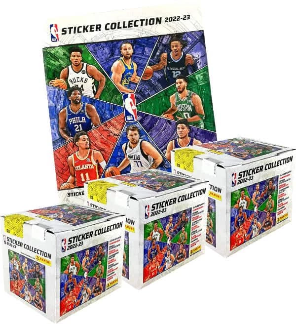Panini NBA 2022-23 Sticker - Album + 3 Displays (=150 Tüten) 1 Panini NBA 2022-23 Sticker - Album + 3 Displays (=150 Tüten)