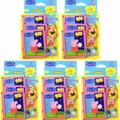 Panini Peppa Pig Spiele Mit Gegensätzen - Sticker + Cards - 5 X Blister