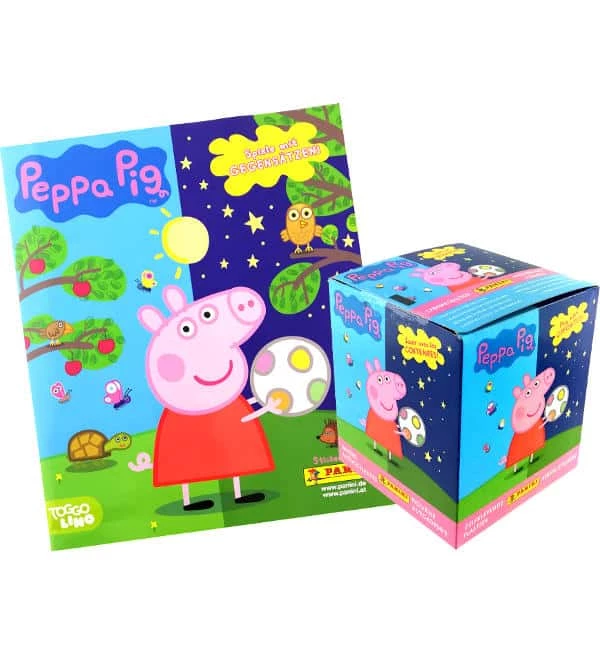 Panini Peppa Pig Spiele Mit Gegensätzen - Sticker + Cards - Album + Display 1 Panini Peppa Pig Spiele Mit Gegensätzen - Sticker + Cards - Album + Display