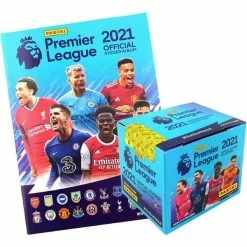 Panini Premier League 2021 Sticker - Album + Display Mit 50 Tüten
