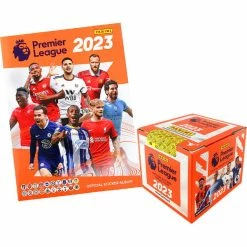 Panini Premier League 2023 Sticker - Album + Display Mit 50 Tüten