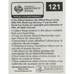 Panini WM 2006 Update Sticker - Edgar Barreto