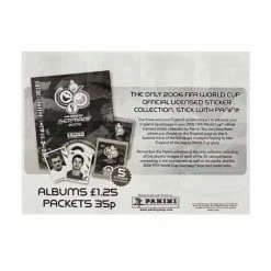 Panini WM 2006 Update Sticker - England-Bogen