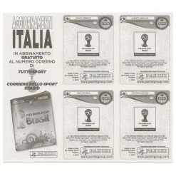 Panini WM 2014 Update Italien - Bogen Mit 4 Stickern