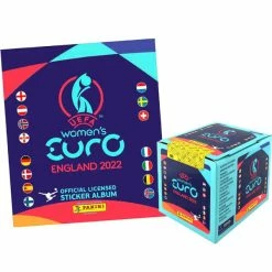 Panini Frauen EM 2022 Sticker - Album + 1 Display Mit 50 Tüten