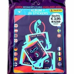 Panini Frauen EM 2022 Sticker - Starterset - Album + 4 Tüten