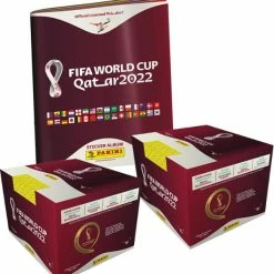 Panini WM 2022 Sticker Katar - Album + 2 Displays (=200 Tüten)