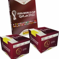 Panini WM 2022 Sticker - Hardcover Album + 2 Displays (=200 Tüten)