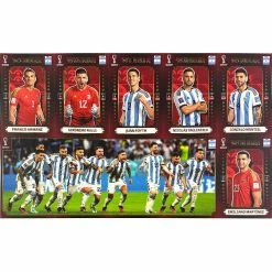 Panini WM 2022 Sticker - Winner Complete Set - Maxi Poster + 30 Sticker