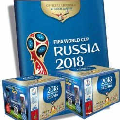Panini WM 2018 Sticker - 2 Displays + 1 Album